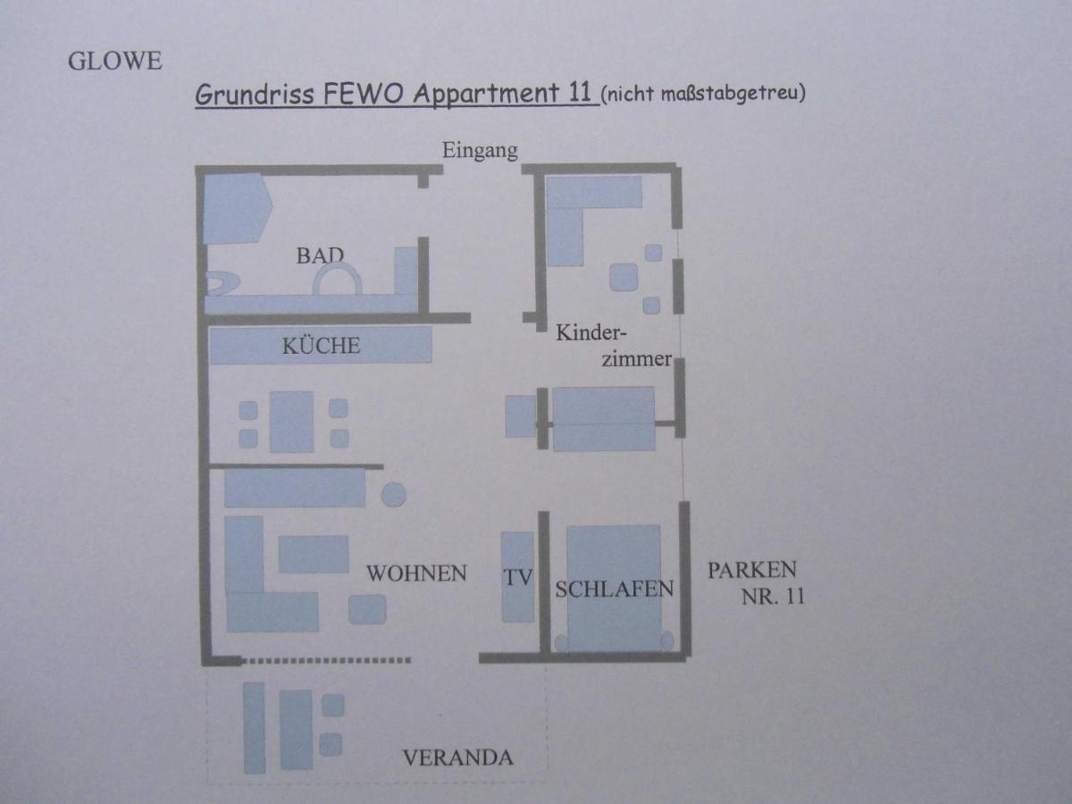 Klein Gelm Appartment Haus Glowe - Wohnung 11 - 300 M Zum Strand מראה חיצוני תמונה